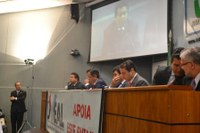 Vereadores nordestinos discutem ações para a valorização do Legislativo no auditório do Interlegis
